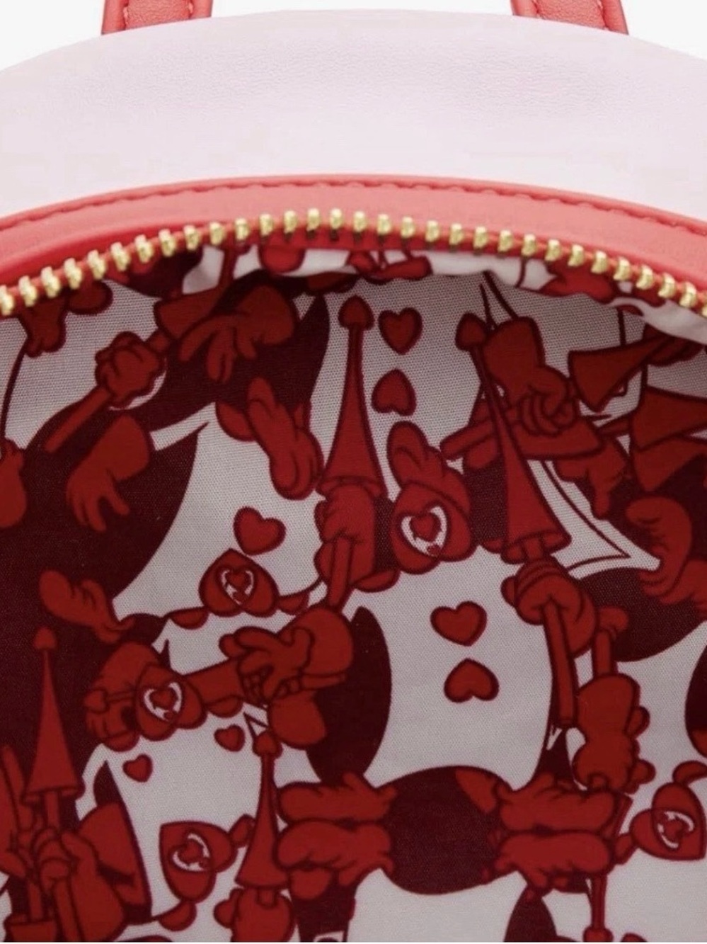 NEW Loungefly Disney ALICE in Wonderland Painting the Roses Red Pink Backpack - Picture 6 of 6